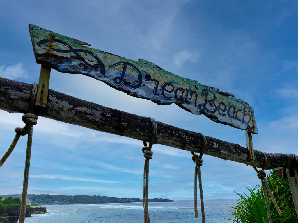Dream Beach in Nusa Lembongan, a small island off of Bali, Indonesia.