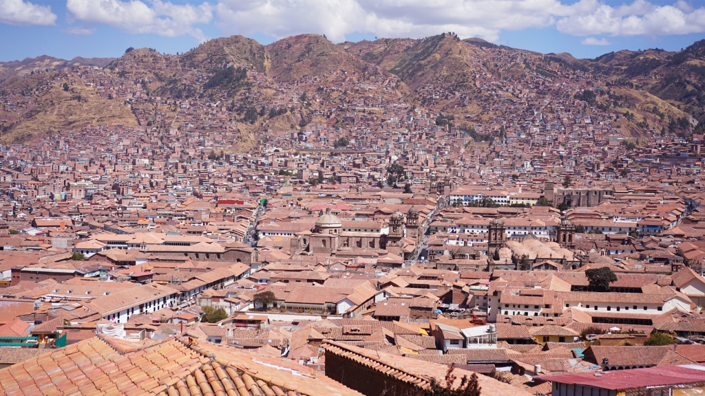 The historical city of Cusco, Peru.