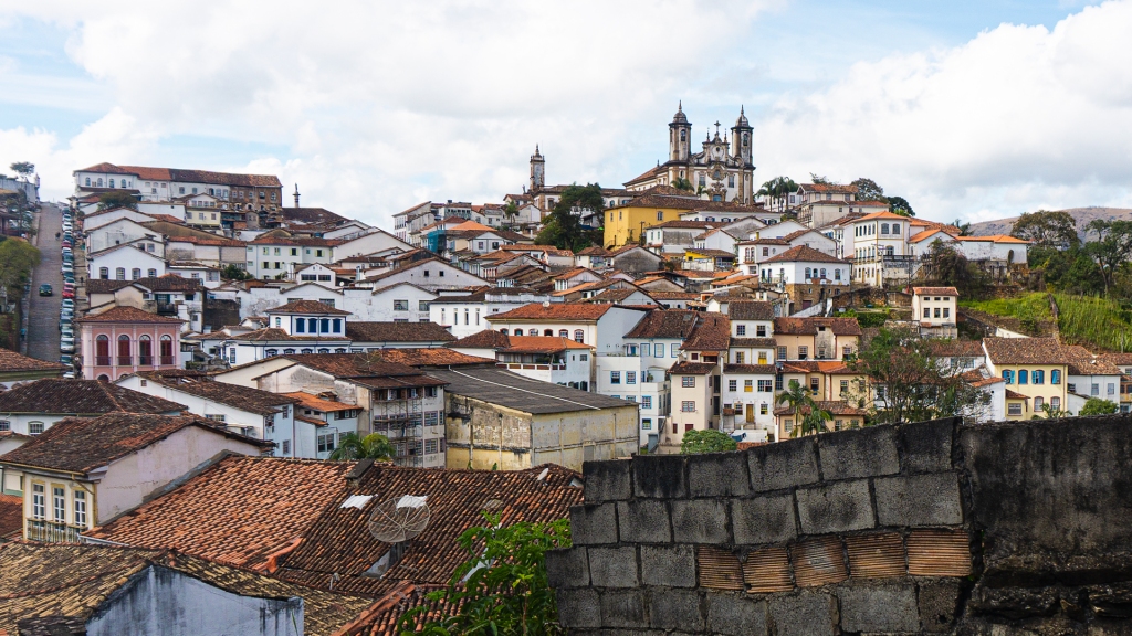The historical city of Ouro Preto, Brazil.