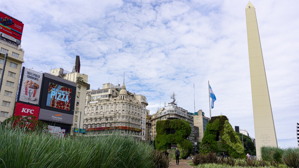 The city of Buenos Aires, Argentina.