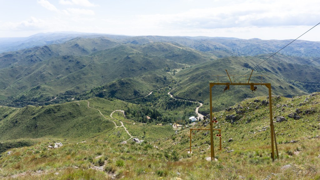 The Sierras Chicas mountain range in Cordoba, Argentina.