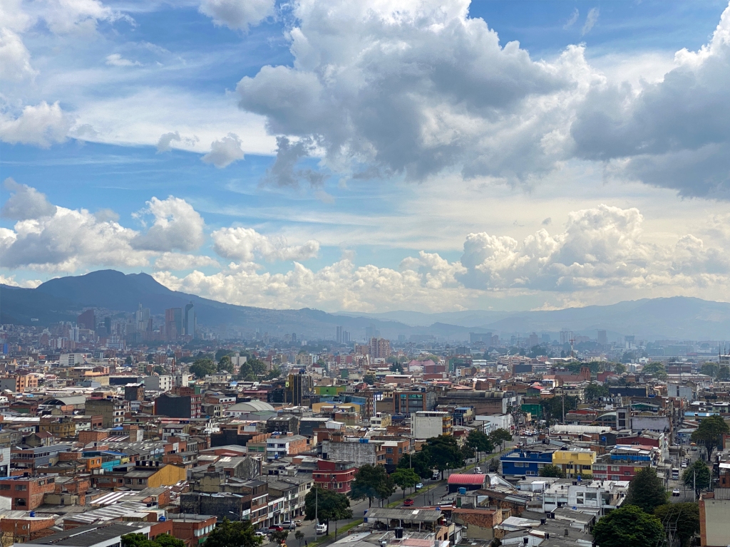 The city of Bogota, Colombia.